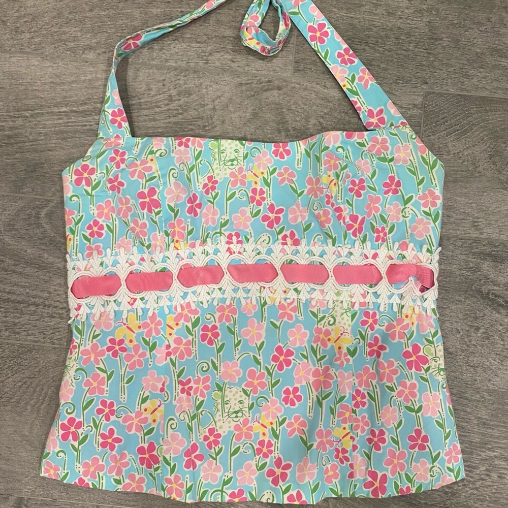 Lilly Pulitzer halter top, size 6